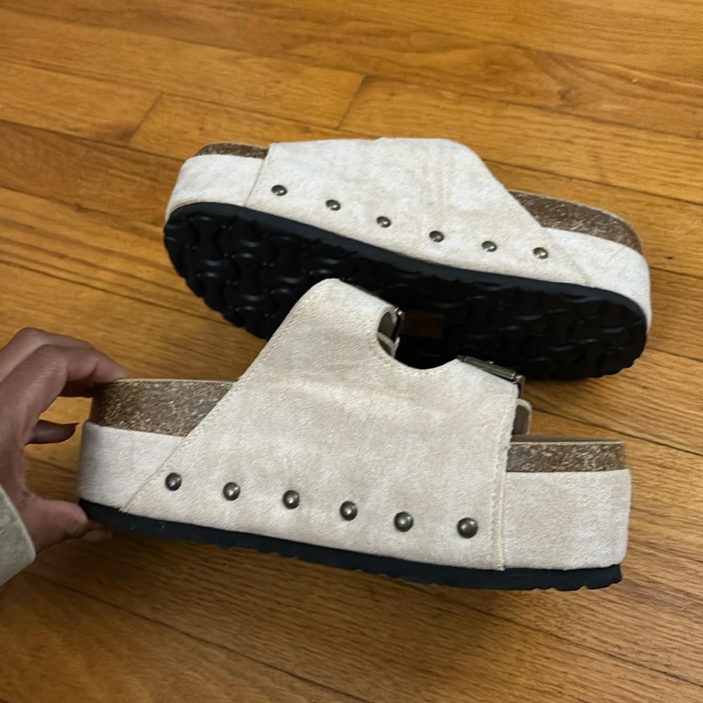 Platform Buckle Sandals